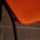 Vintage orange children's chair from the seventies.