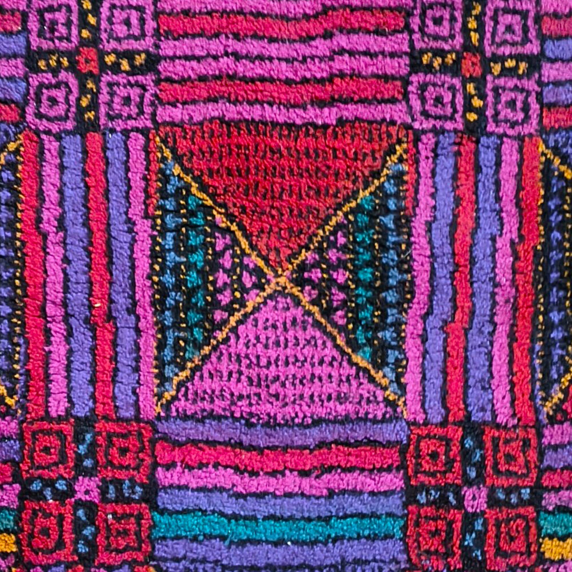 1980s Gorgeous Missoni Geometric Wool Rug for T&J Vestor