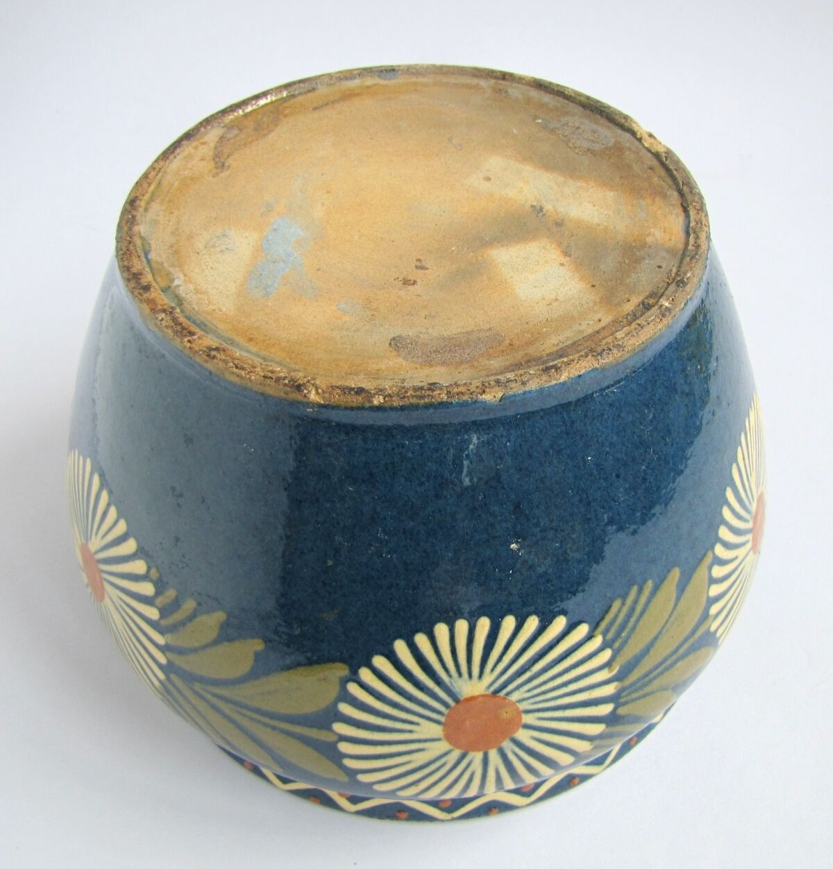 Ancient cache pot soufflenheim pottery Alsace