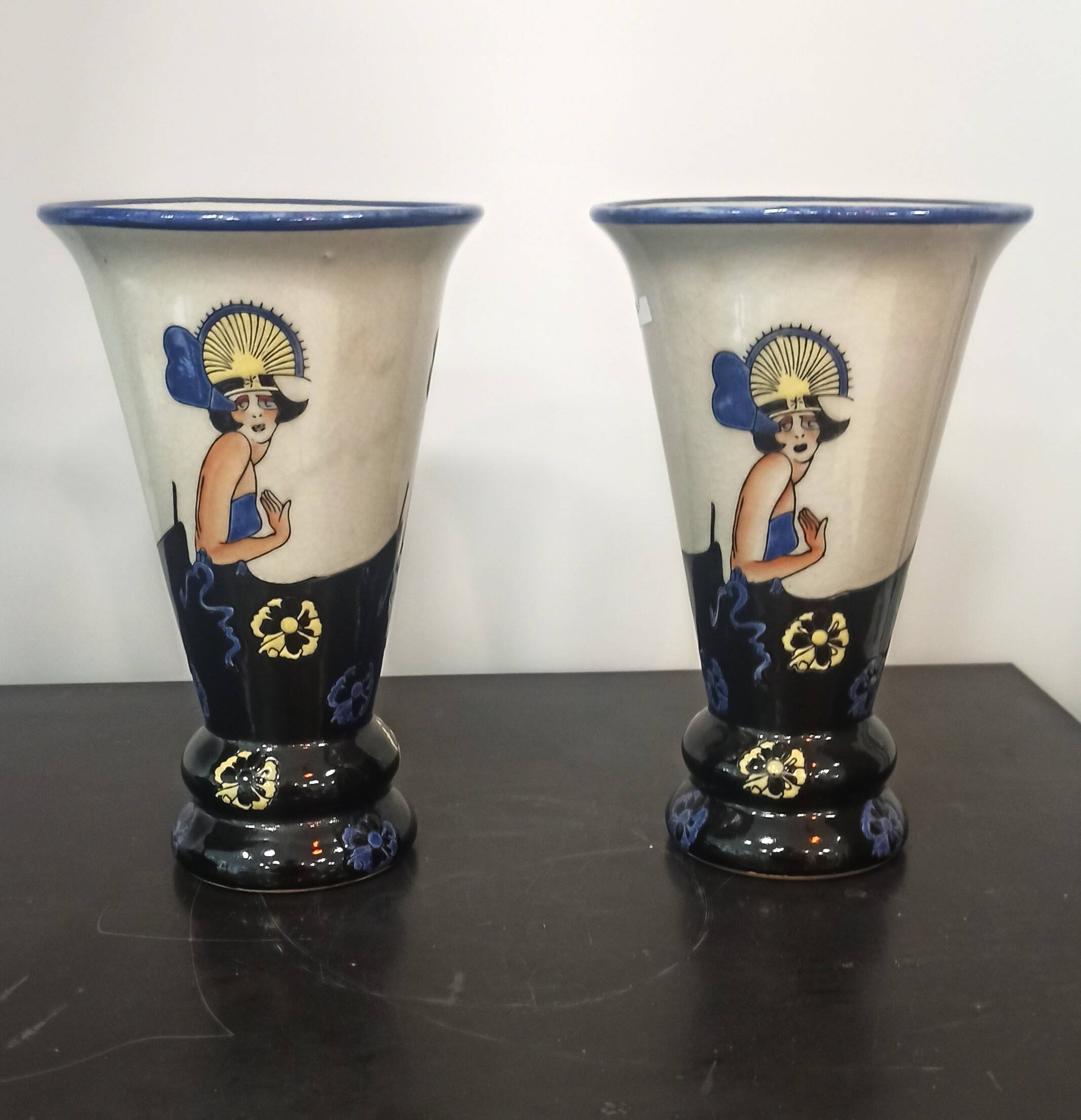 Art deco vases