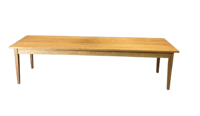 Table de ferme pieds fuseaux 400 x 120 cm
