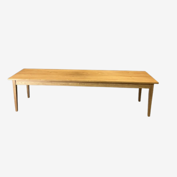 Table de ferme pieds fuseaux 400 x 120 cm