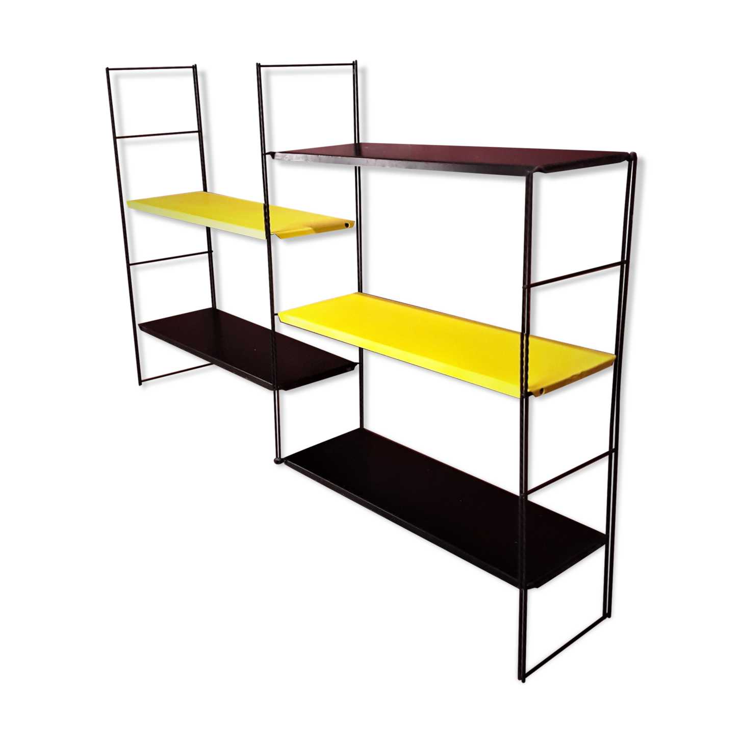 Floor vintage string style tomado 3 studs moist mat dorsaded with 5 tablets. , yellow and black97