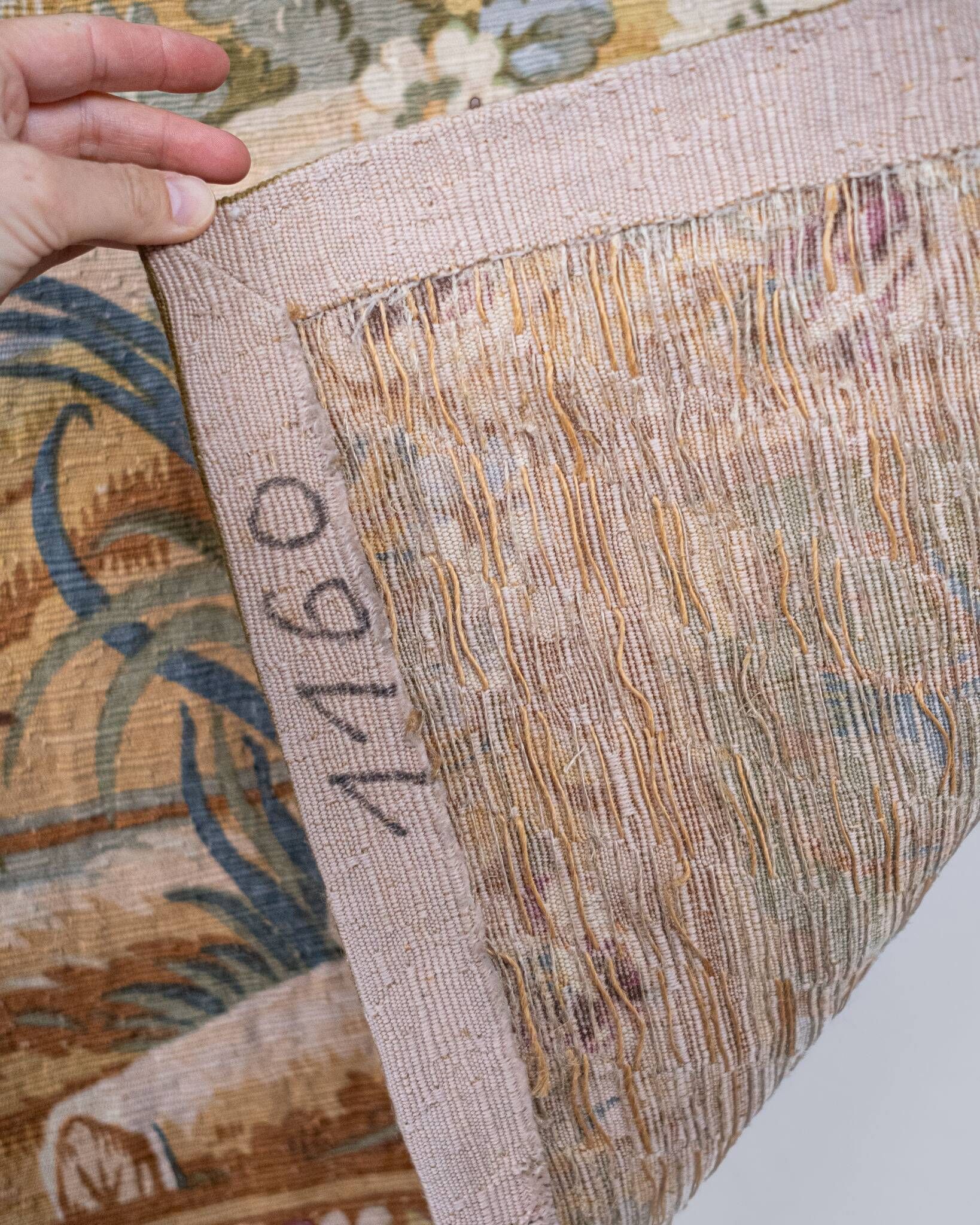 Verdure Tapestry, Robert Four Manufacture, Aubusson, 1980s