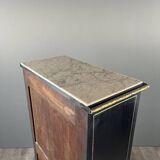 Secretary from the time of Napoleon III in marquetry and gilded bronzes, 19th century.