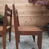 Vintage wooden chairs from the 60s