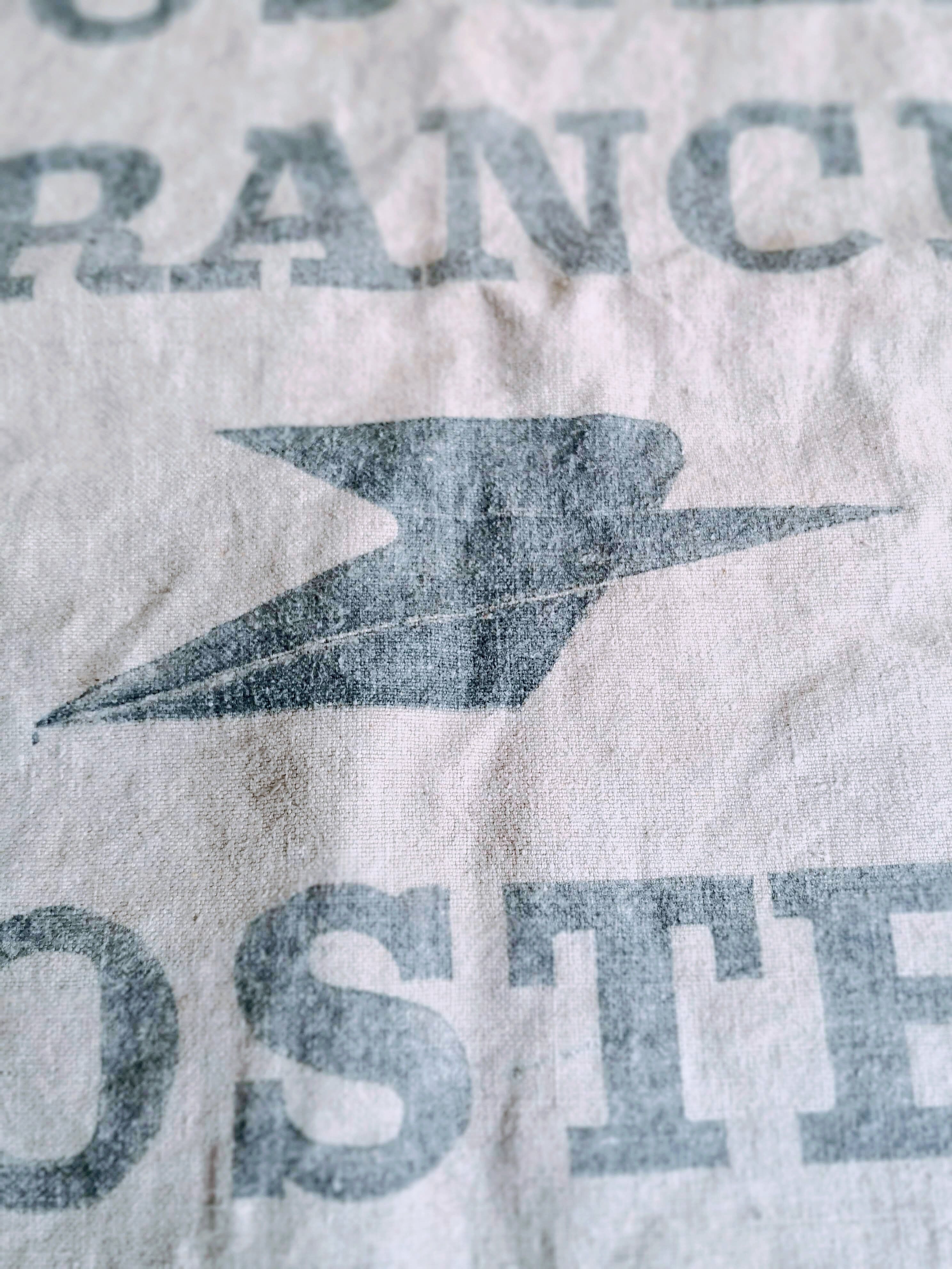 Linen bag "la poste" number 7