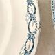 Set of ironstone dishes Salins France Régamier