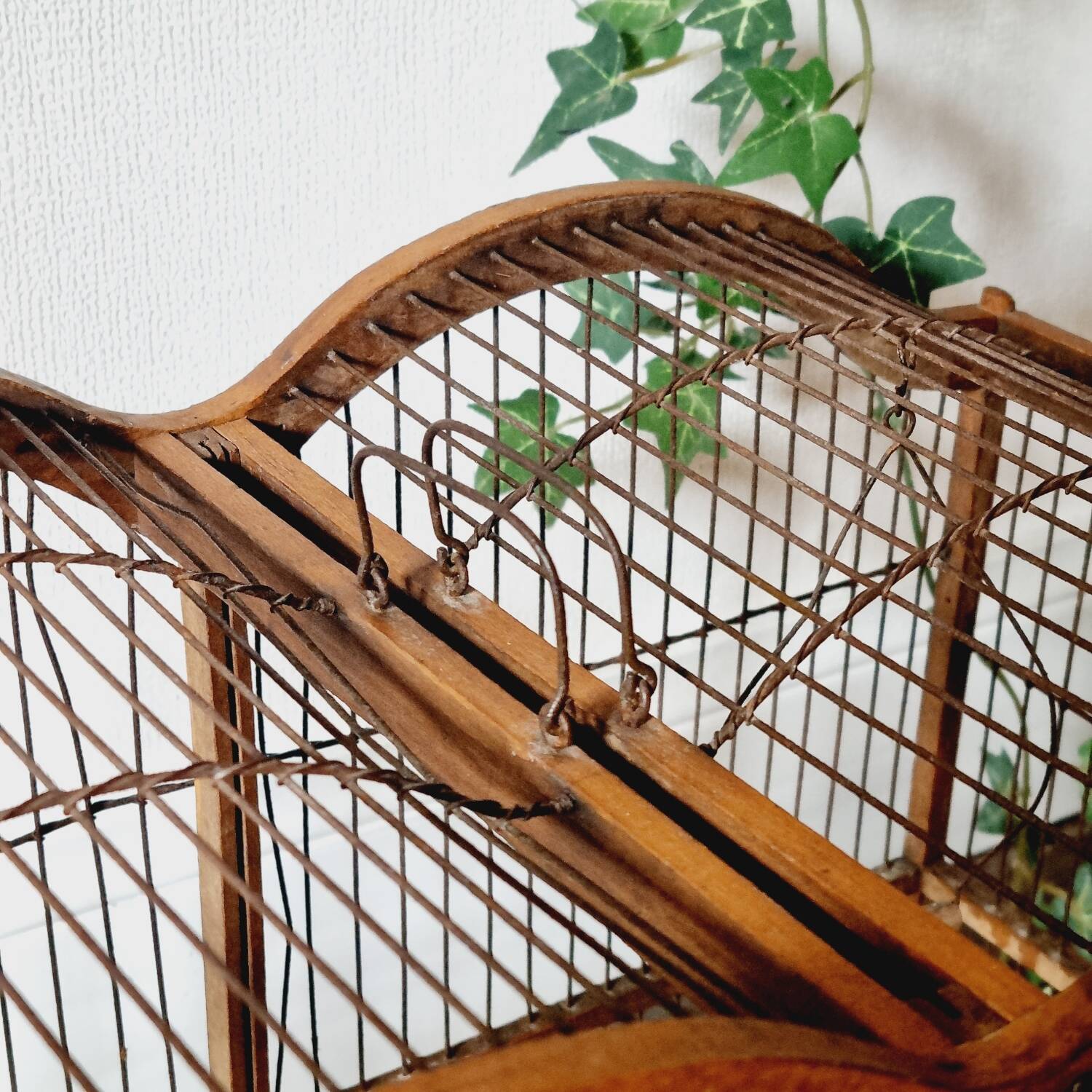 19th century bird cage in its original condition