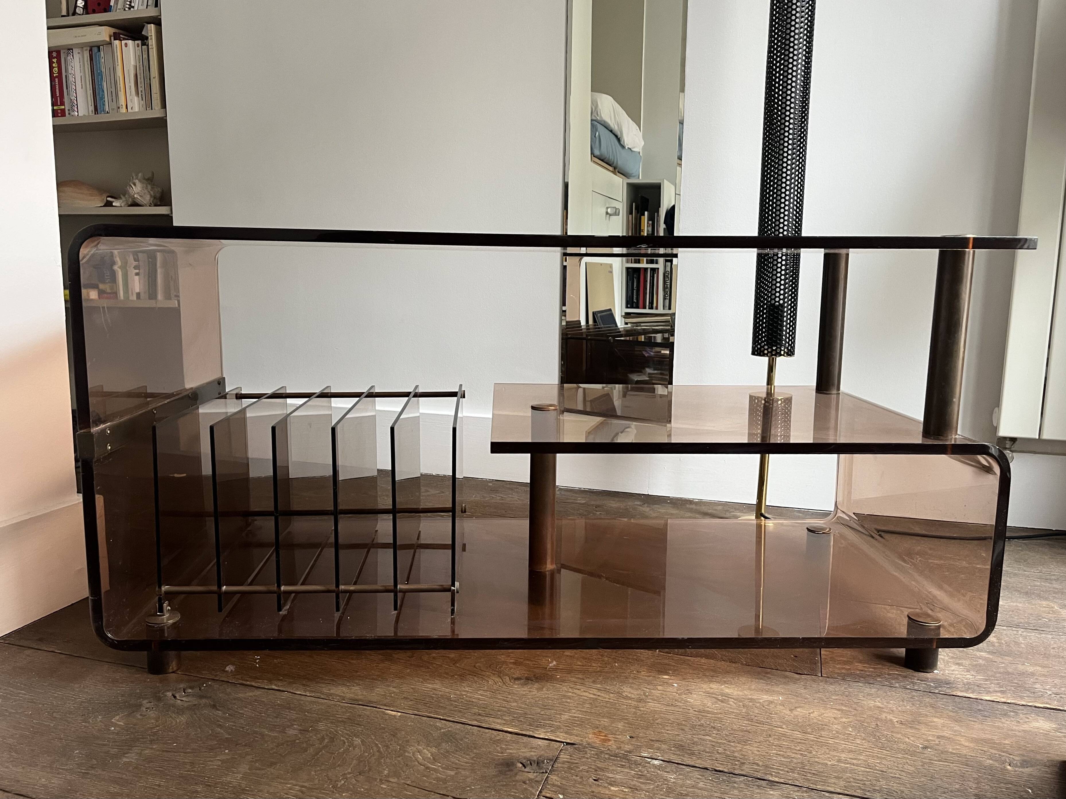 Meuble vinyle plexiglas Roche Bobois x Dumas