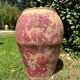 Ancient terracotta pottery jar from the 19th century.