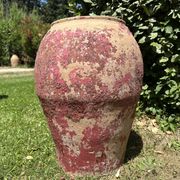 Jarre poterie en terre cuite ancienne 19ème