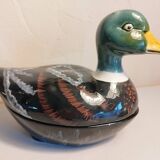 Ceramic duck emptier by Michel Caugant