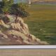 Old painting, landscape of the Calanques de Cassis, signed Alberti.