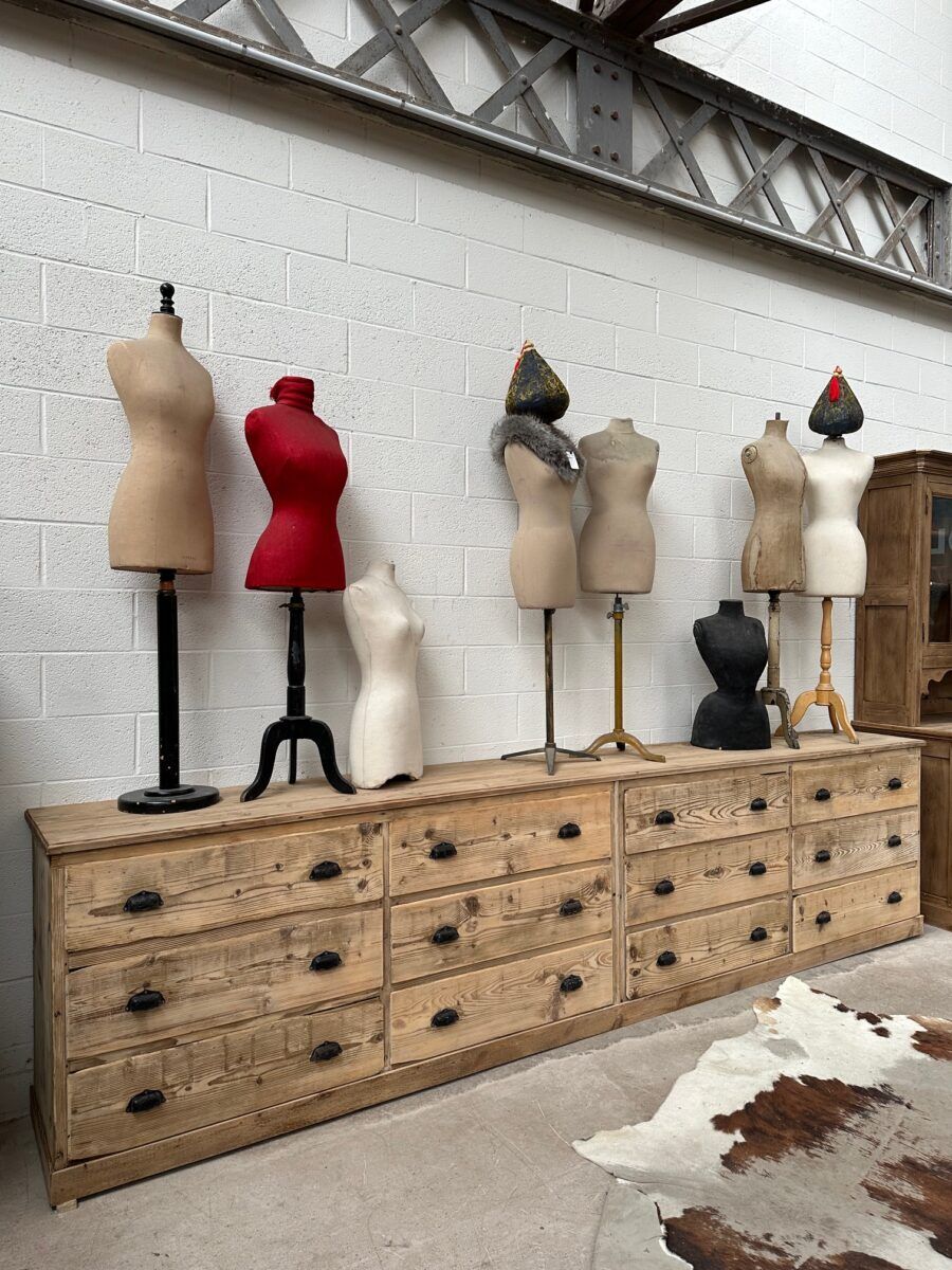 Workshop furniture from the early 20th century.