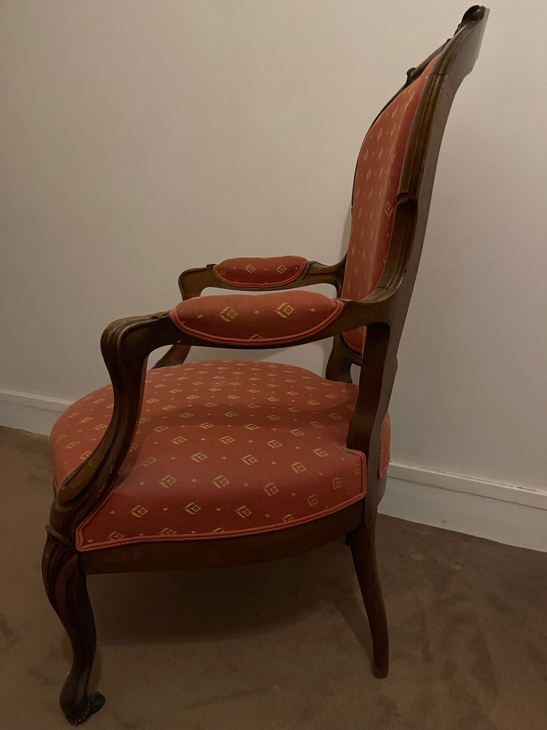 Antique Voltaire armchair