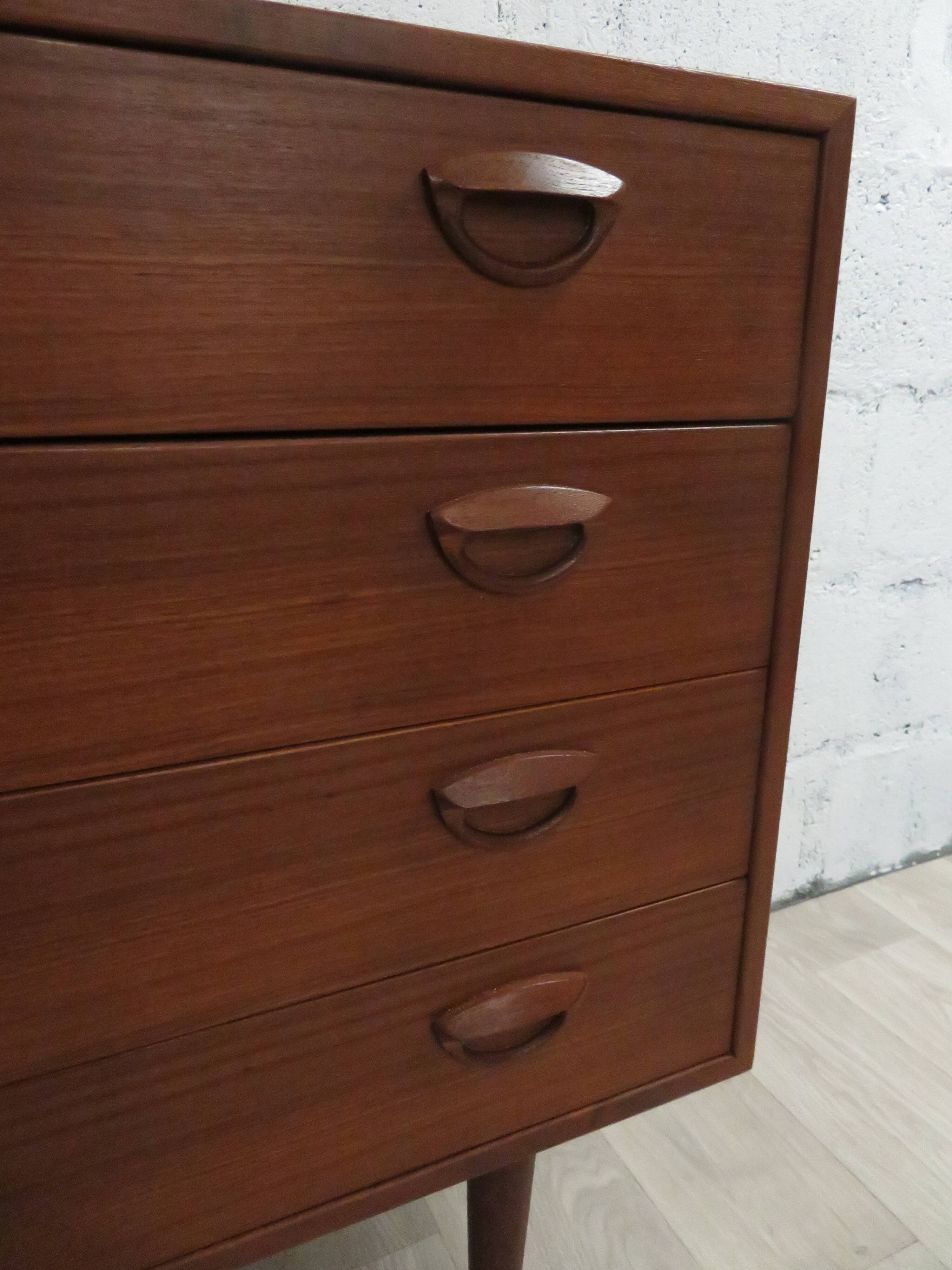 Scandinavian dresser by Kai Kristiansen vintage teak, 60