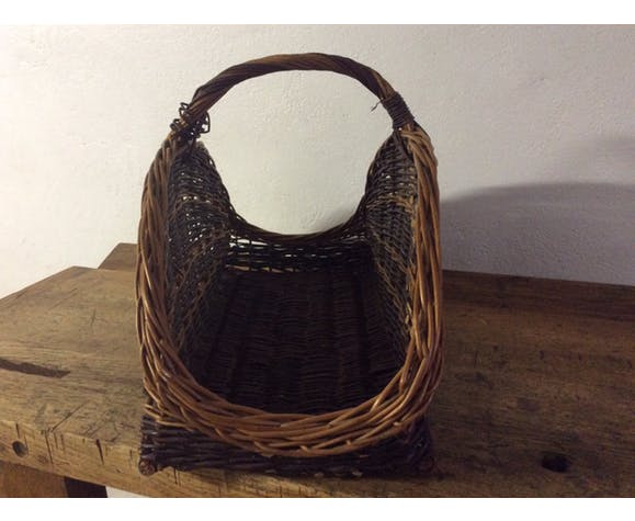 Gate logs braided Wicker