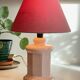 Vintage Pink Ceramic Lamp