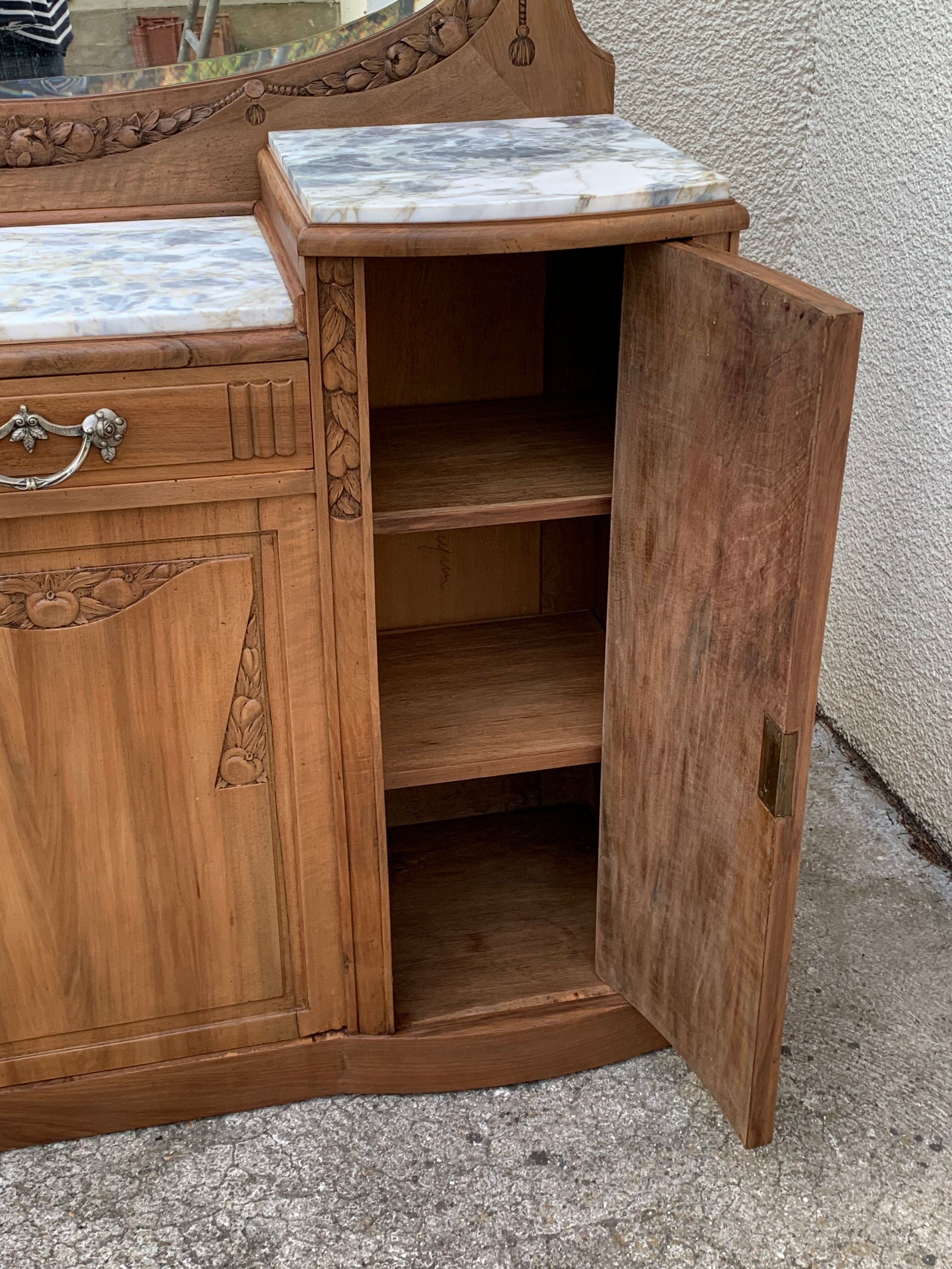Art deco buffet walnut 1920