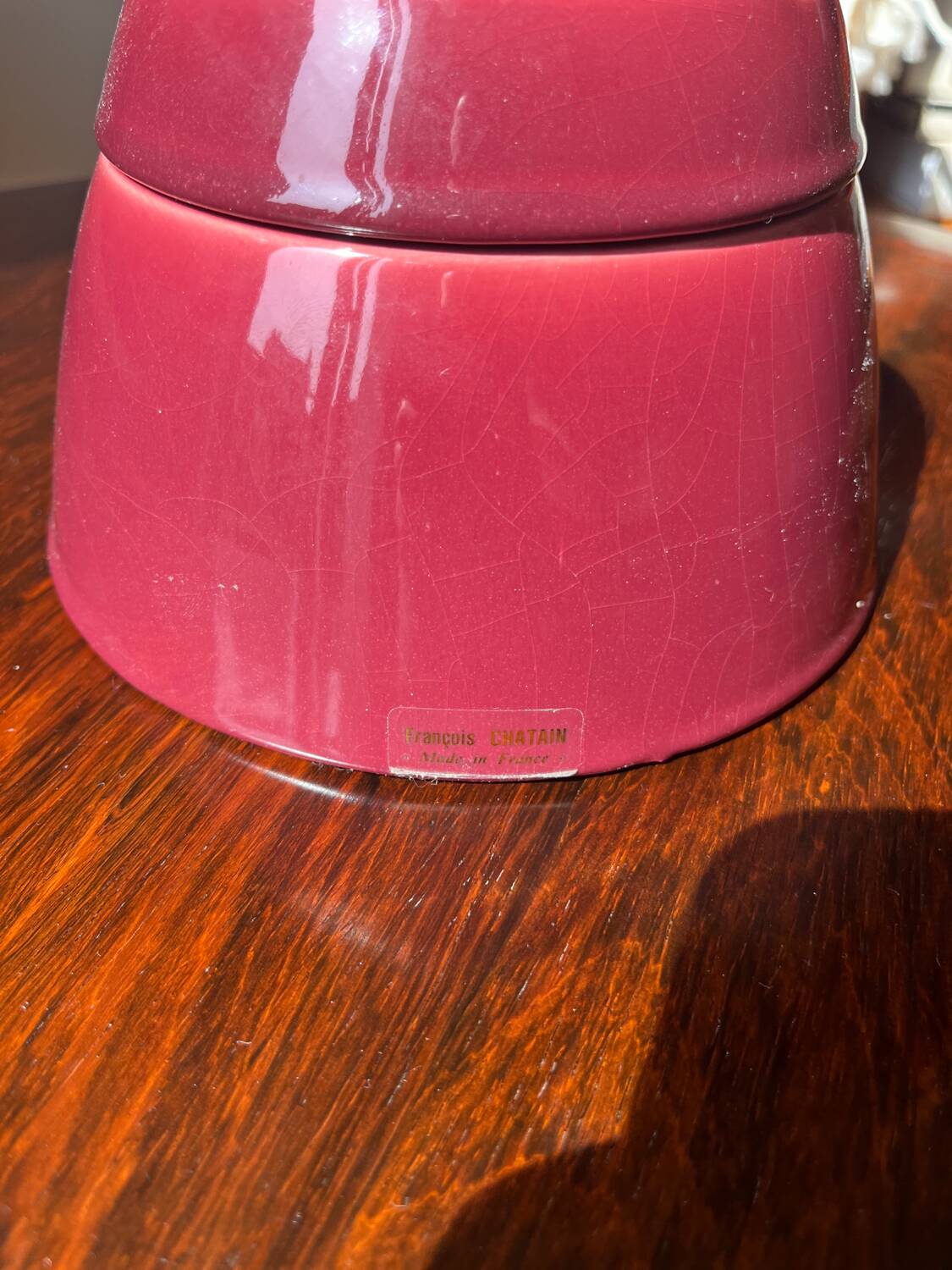 François Châtain. Cendrier en céramique