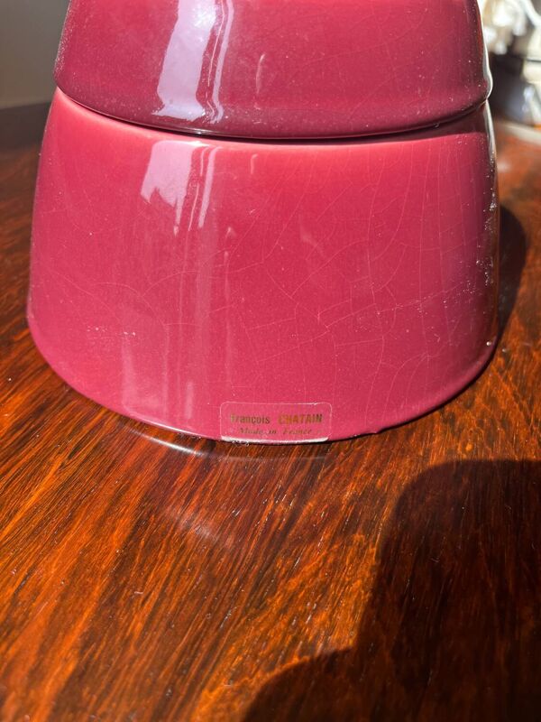 François Châtain. Cendrier en céramique