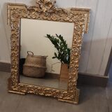 Vintage golden mirror
