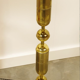 Vintage brass floor lamp | Kamenicky Senov