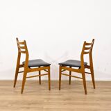 Scandinavian dining set, extendable table + six chairs - 197