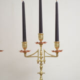 Pair of Arts and Crafts candle holders