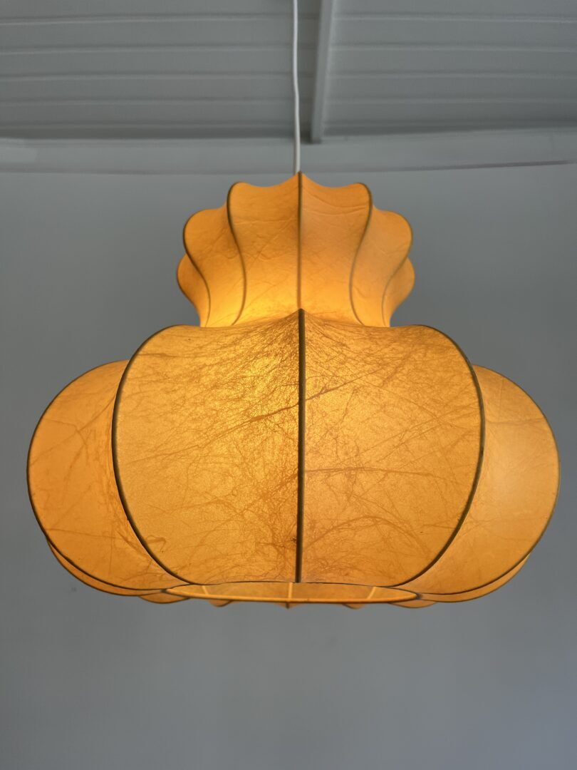 Rare cocoon pendant lamp – Goldkant Leuchten