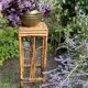 Plant holder or harness in rattan and vintage bamboo