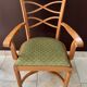 Paire de fauteuils Baptistin Spade 1940 en chêne clair