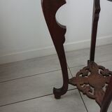 Sellette wood marble