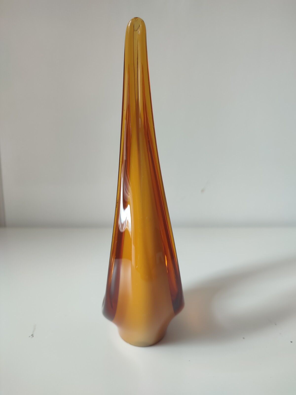 Bougeoir en verre soufflé