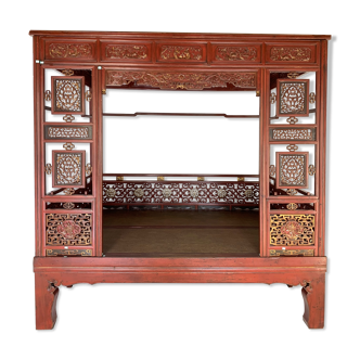 Chinese four-poster bed