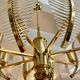 Venini Palm Murano glass chandelier, Italy 1980