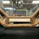 Mirror has wooden closed and gilded stucco  Napoleon III 19th century