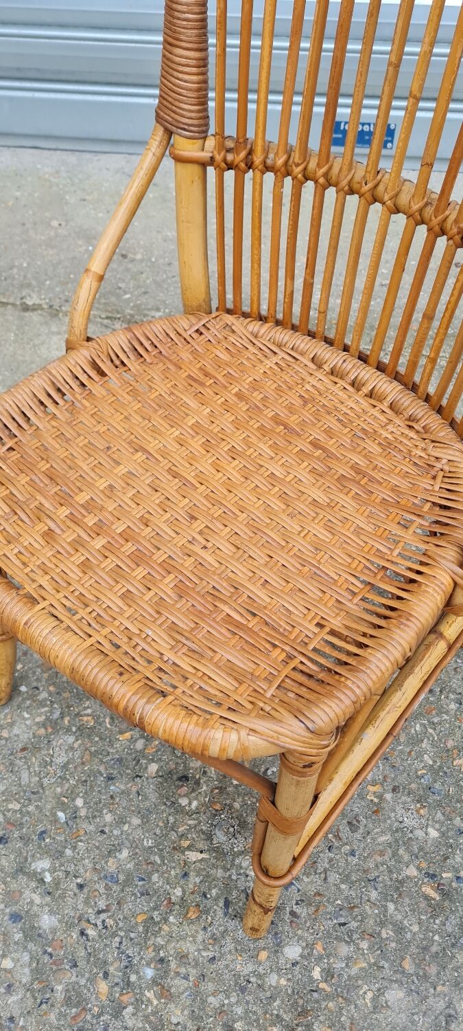 Rattan chair 1960