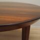 Round rosewood table, Danish design, 1960s, manufacturer: Gudme Møbelfabrik