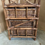 Rattan bedside