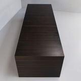 00s Henk Vos ‘black kabbes’ 300cm dining table for Linteloo