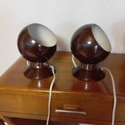 Lampes boule orientables vintage des années 70