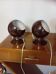Lampes boule orientables vintage des années 70