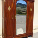 Louis XVI style mahogany cabinet