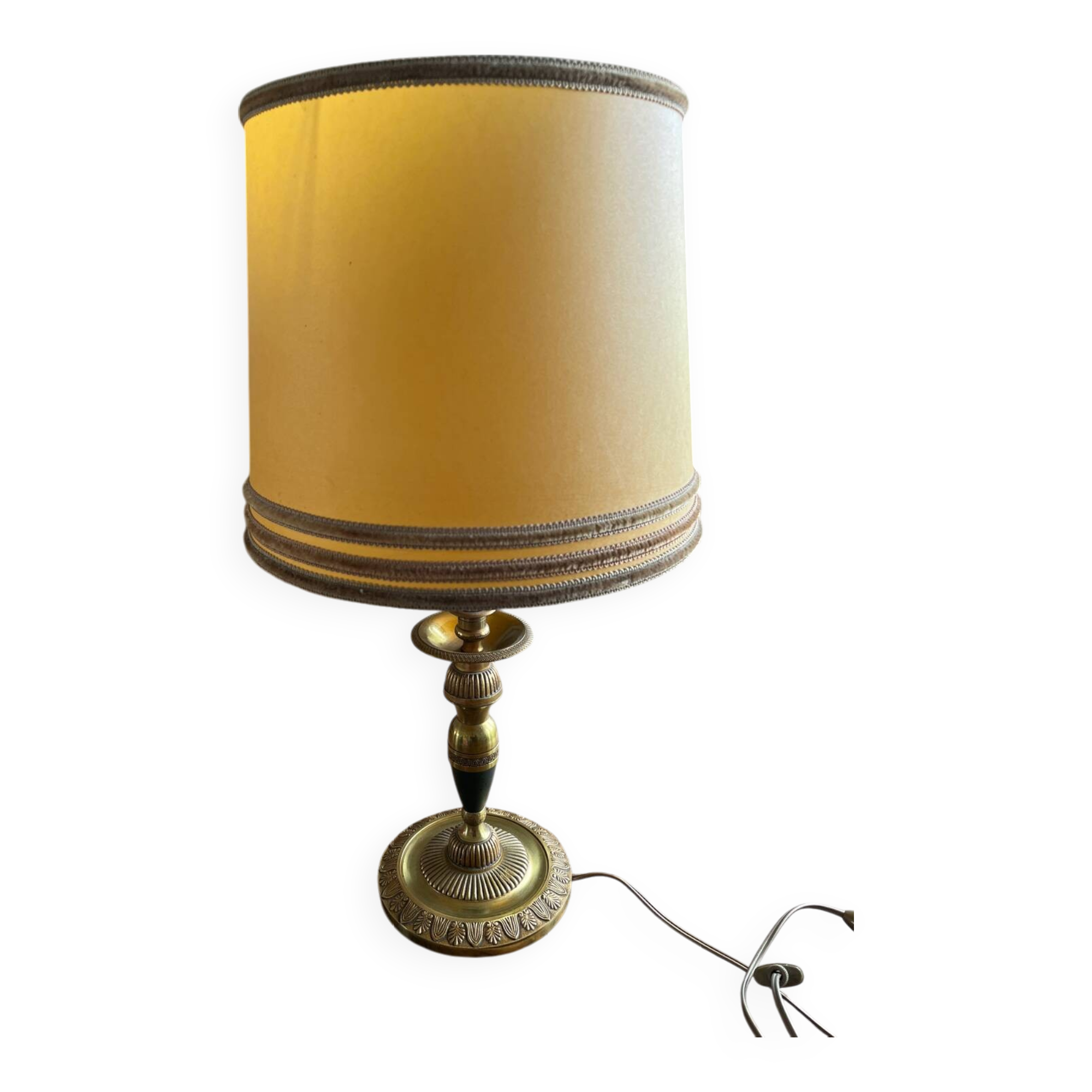 Vintage brass living room lamp