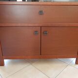 Solid wood showcase buffet