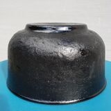 Salad bowl Sierra glass ruby granite frosted Arcoroc 1970