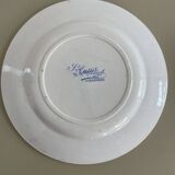 Set of 2 St Amand ironstone plates, Jardinière model