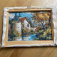 Vintage canvas tapestry
